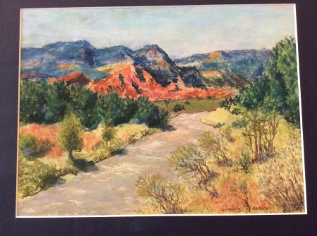 Palo Duro Winter by artist Rebecca Barrows